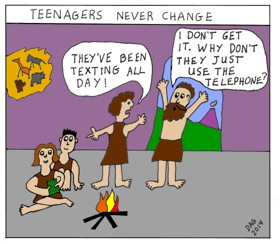teenage texting
